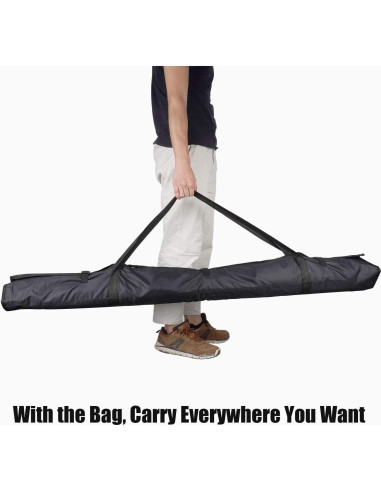 C-Stand Metal EACHSHOT 330cm con Brazo 106cm para Estudio