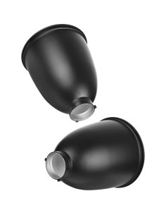 Sombrero Difusor Reflector Andoer 28cm Bowens 45 con Rejillas 2