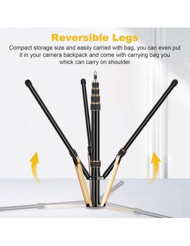 Soporte de trípode de aluminio Soonpho SL-285 ajustable 2.7m