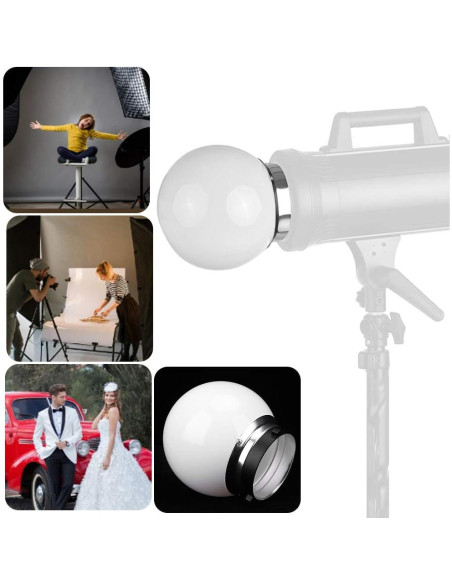 Bola de Luz Suave 15cm GOWENIC para Montura Bowens