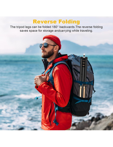 Soporte de trípode de aluminio Soonpho SL-285 ajustable 2.7m