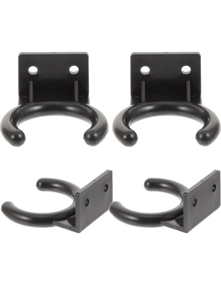 Soporte de Micrófono Montaje en Pared Milisten 12 Pcs Negro