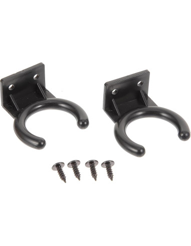 Soporte de Micrófono Montaje en Pared Milisten 12 Pcs Negro