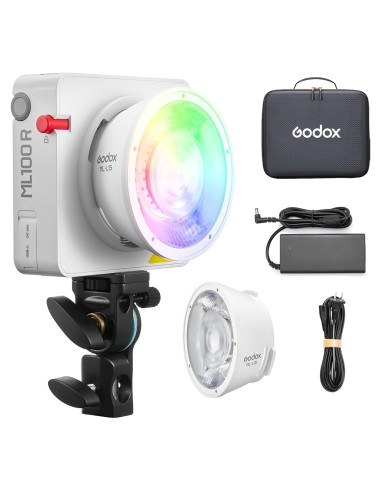 Godox ML100R Luz LED RGB 110W Control App 1800K-10000K