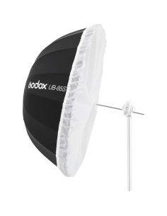 Paraguas Parabólico Godox UB-85S 85cm Plateado con Difusor 2