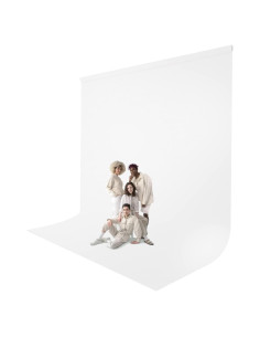 Pantalla de Fondo Blanca 3.05 x 4.88 m Julius Studio 200 GSM