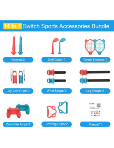 Kit de Accesorios 14 en 1 para Nintendo Switch STARTRC 2