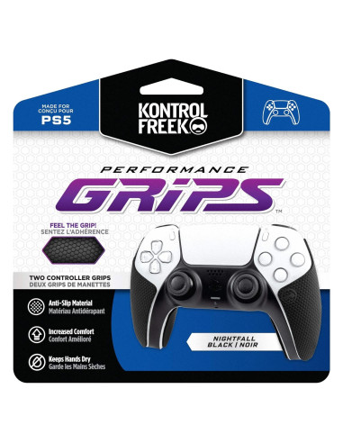 Agarres de Rendimiento KontrolFreek PS5 Negro Noche
