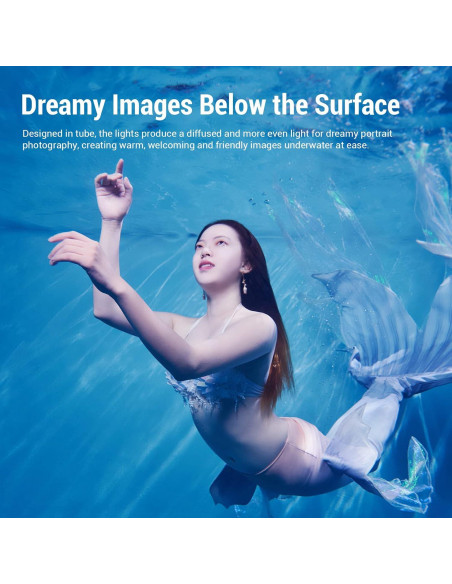 Godox WT40D Luz Submarina LED 54W IP68 para Buceo y Vlogging Godox WT40D Luz Submarina LED 54W IP68 para Buceo y Vlogging