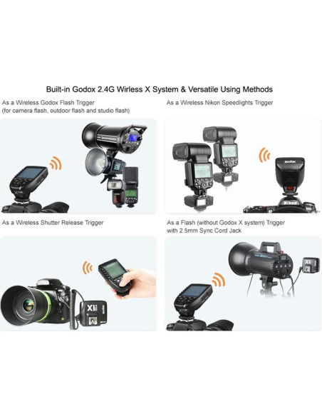 Disparador Inalámbrico TTL Godox XPro-N para Nikon 1/8000s Disparador Inalámbrico TTL Godox XPro-N para Nikon 1/8000s