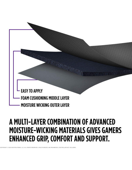 Agarres de Rendimiento KontrolFreek PS5 Negro Noche