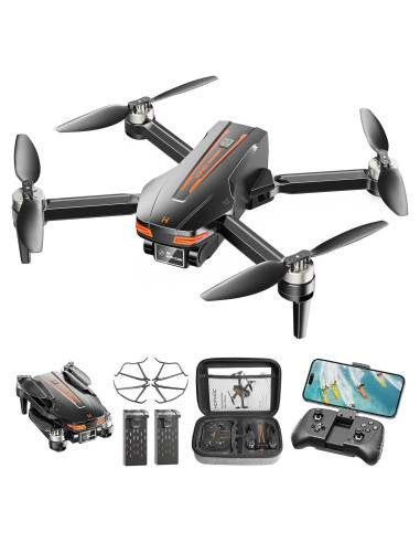Dron HOFMOC HM-01 con cámara 4K, plegable y RC, 35 min vuelo