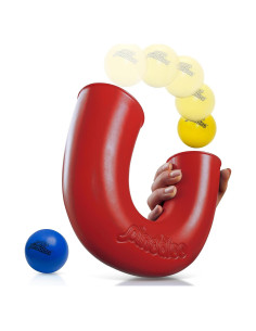 Juego de habilidad Pindaloo original con 2 pelotas - Rojo