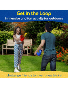 Juego de habilidad Pindaloo original con 2 pelotas - Rojo 2