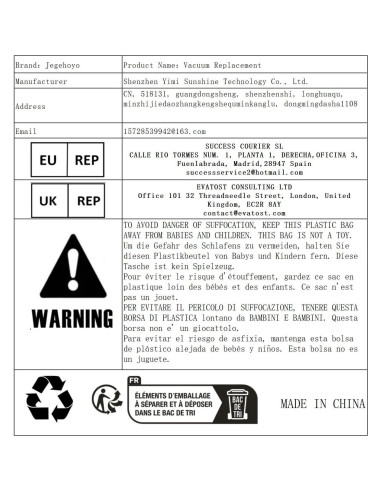 Paños de Mopa Reemplazo Jegehoyo para Dreame L10s Pro Ultra