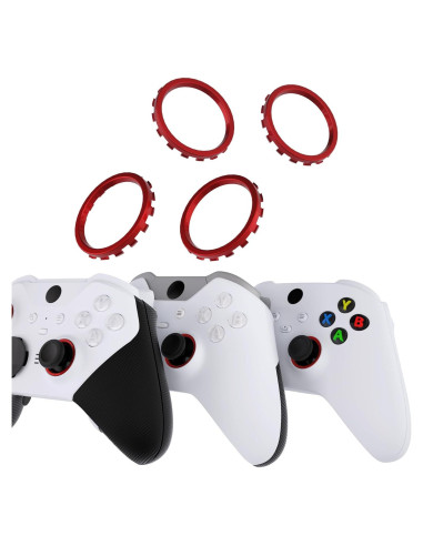 Anillos de Acento eXtremeRate para Xbox Elite Series 2 - Rojo