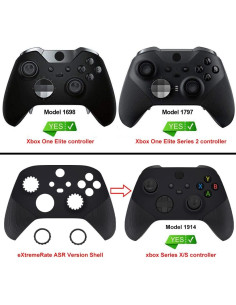 Anillos de Acento eXtremeRate para Xbox Elite Series 2 - Rojo 2