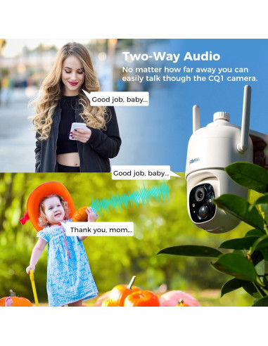 Cámara de Seguridad Solar Inalámbrica Sovmiku 2CQ1 2K