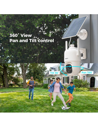 Cámara de Seguridad Solar Inalámbrica Sovmiku 2CQ1 2K