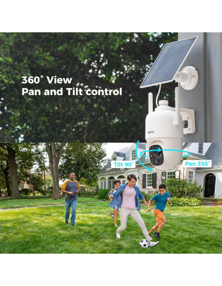 Cámara de Seguridad Solar Inalámbrica Sovmiku 2CQ1 2K