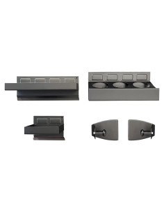 C&T Juego de Estante Magnético 4 Piezas para Herramientas