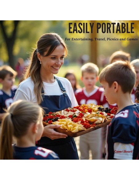 Tabla de Charcutería Cover&Board 30.48x40.64 cm 5 Compartimentos Tabla de Charcutería Cover&Board 30.48x40.64 cm 5 Compartimentos