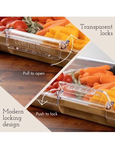 Tabla de Charcutería Cover&Board 30.48x40.64 cm 5 Compartimentos