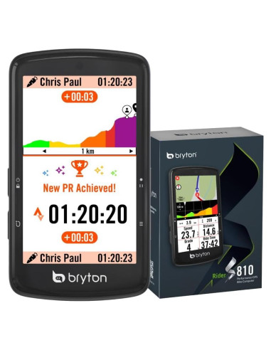Bryton Rider S810 Computadora GPS para Bicicleta 3.5" Táctil