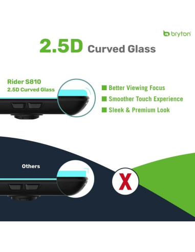 Bryton Rider S810 Computadora GPS para Bicicleta 3.5" Táctil