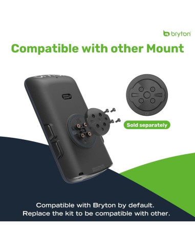 Bryton Rider S810 Computadora GPS para Bicicleta 3.5" Táctil