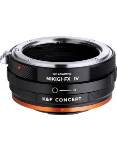 Adaptador de Montura K&F Concept Nikon G a Fujifilm X Manual 2