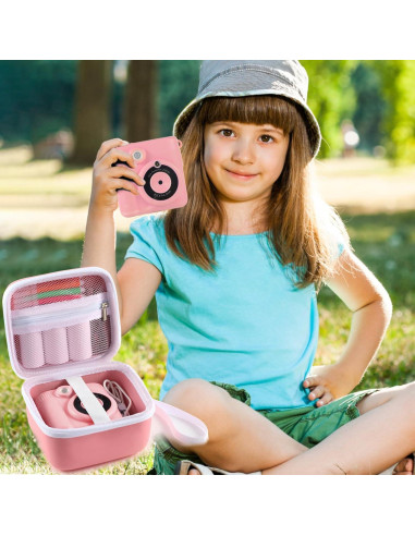 Funda para cámara infantil Lumus&Solem Rosa - Protección y almacenamiento