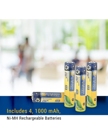 Baterías Recargables AAA Synergy Digital 1000mAh Ni-MH - 20 Unidades