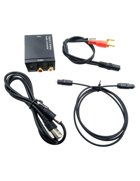 Adaptador Convertidor de Audio Digital a Analógico Dingyu