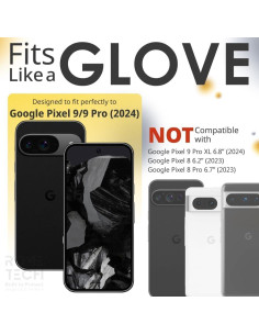 Protector de Pantalla Vidrio Templado Rome Tech 3-Pack Google Pixel 9/9 Pro 2