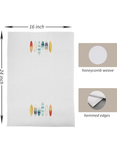 Toalla de Mano Uinwk 40x60 cm Microfibra Playa Surf
