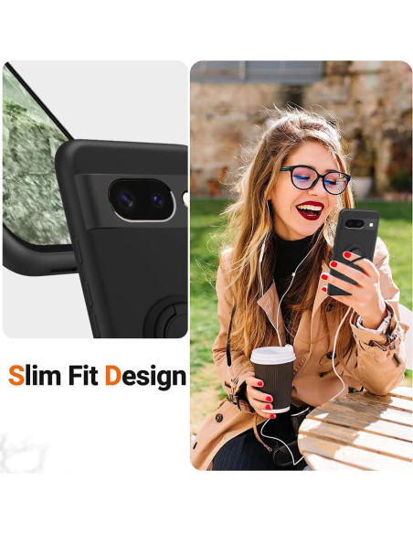 Funda Protectora TPU para Google Pixel 8A 5G - Negro