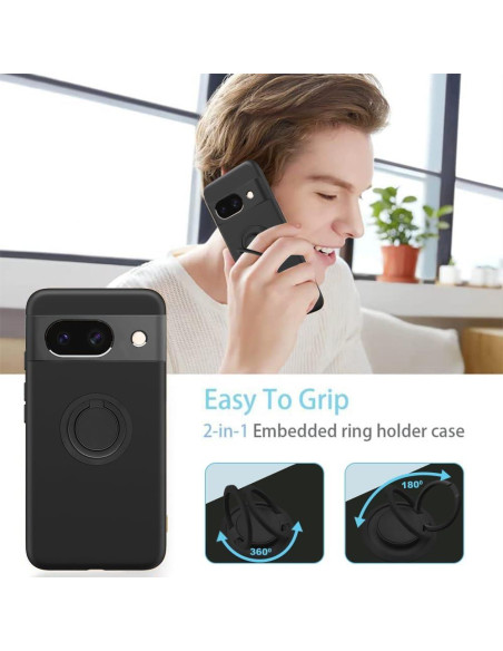 Funda Protectora TPU para Google Pixel 8A 5G - Negro