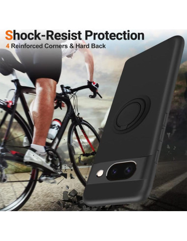 Funda Protectora TPU para Google Pixel 8A 5G - Negro