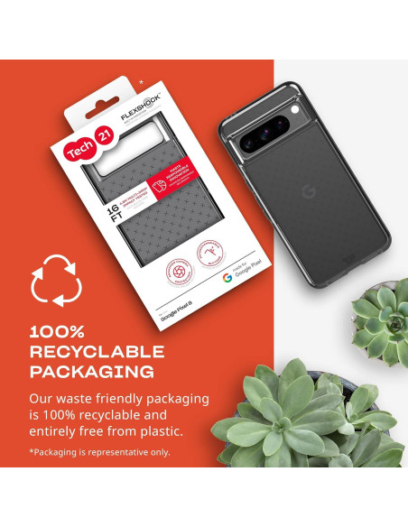Funda de Protección Tech21 Evo Check para Google Pixel 8 Pro - Negro