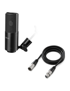 Micrófono XLR FIFINE K669C + Cable XLR Macho a Hembra