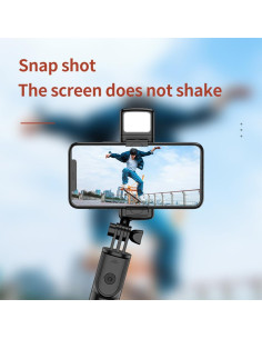 Trípode de Selfie Telescópico HYERNFOP con Control Remoto Bluetooth 2