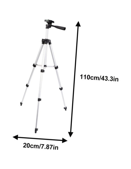 Trípode Portátil Ligero Tofficu para Smartphone y Cámara 35 cm