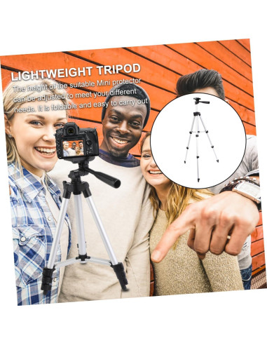 Trípode Portátil Ligero Tofficu para Smartphone y Cámara 35 cm