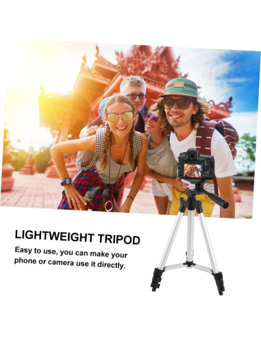 Trípode Portátil Ligero Tofficu para Smartphone y Cámara 35 cm