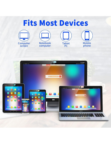 6 Piezas Deslizador Cubierta de Cámara LUSTRIB para Laptop