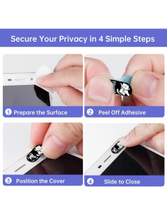 Cubierta deslizante para cámara DR. PANDACAT - 3 Pack 2