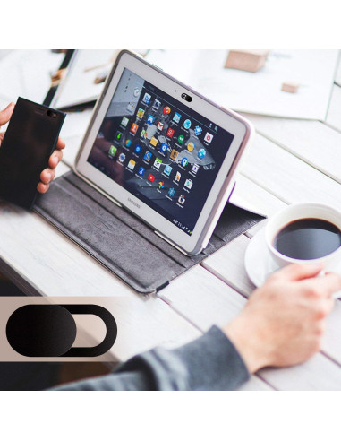 Set de 10 Cubiertas de Webcam MUBUY-GOL Ultra Fina Negra