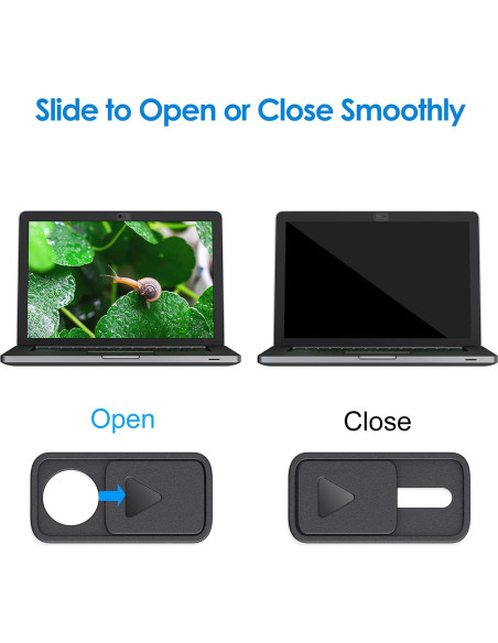 Cubierta de Cámara JETech Deslizante Ultra Delgado - Paquete de 6