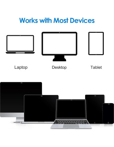 Cubierta de Cámara JETech Deslizante Ultra Delgado - Paquete de 6